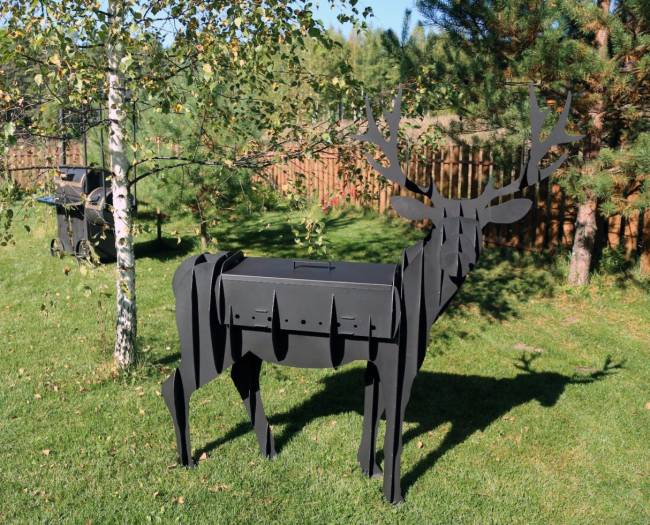 Мангал разборный "Олень", ST3, 3мм Мангал разборный "Олень", ST3, 3мм