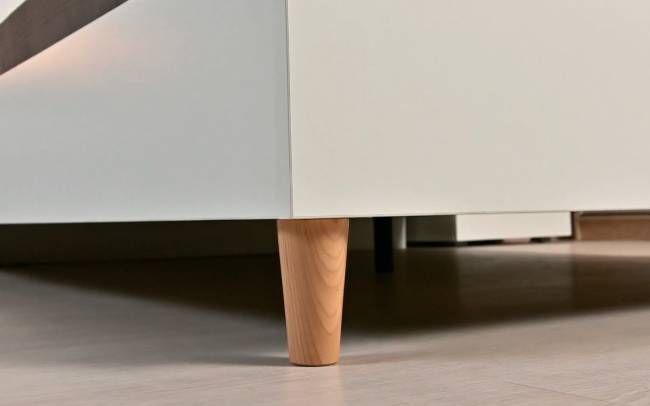 Мебель для спальни Муссон № 15 кровать на 1600 цвет белый/дуб эндгрейн элегантный, ортопед