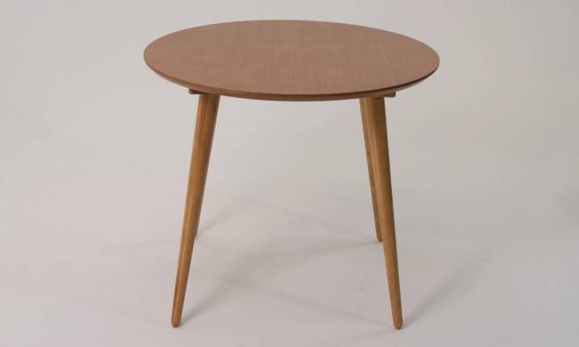 Стол Монте К 90 натур со стульями Франк натур велюр бежевый Стол Монте К 90 натур со стульями Франк натур велюр бежевый