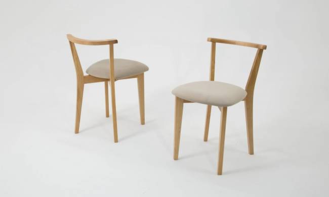 Стол Монте К 90 натур со стульями Франк натур велюр бежевый Стол Монте К 90 натур со стульями Франк натур велюр бежевый