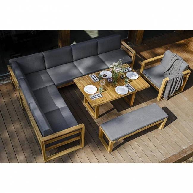 Лаунж зона BOOKA с обеденным столом