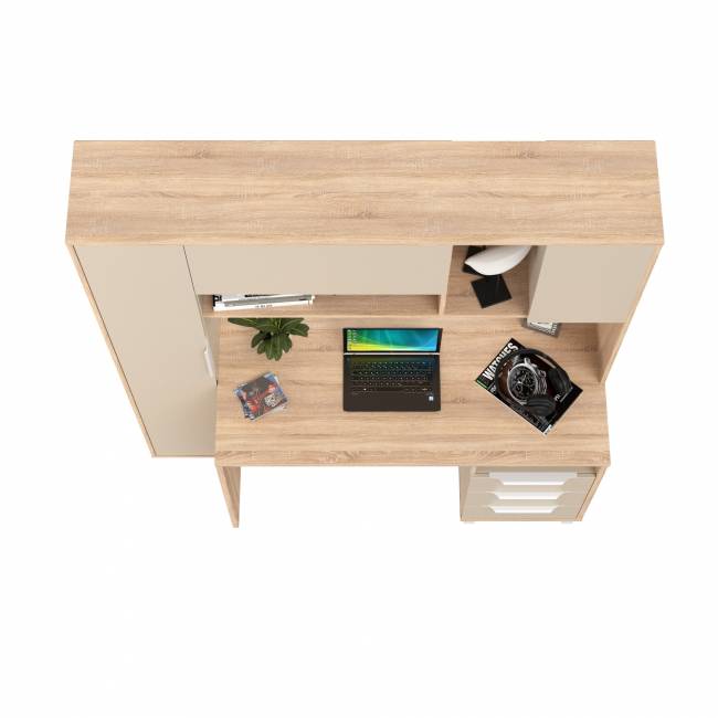 Стол компьютерный Комфорт 12.95N цвет дуб сонома/сатин Стол компьютерный Комфорт 12.95N цвет дуб сонома/сатин