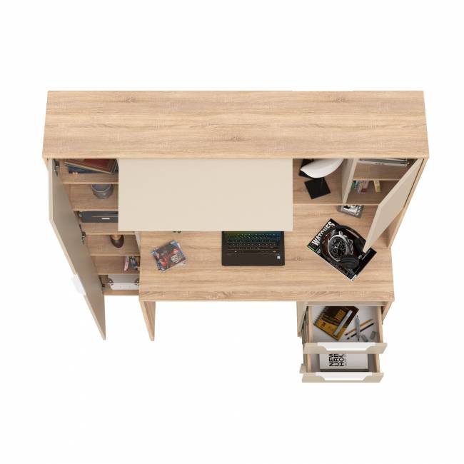 Стол компьютерный Комфорт 12.95N цвет дуб сонома/сатин Стол компьютерный Комфорт 12.95N цвет дуб сонома/сатин