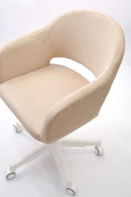 Кресло Бабби белый / бежевый