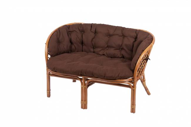 Комплект кофейный из нат. ротанга "Багама" S, коньяк