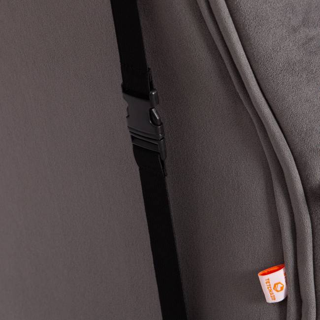 Кресло DRIVER (22) флок/ткань, серый/серый, 29/TW-12 серый/серый флок/ткань