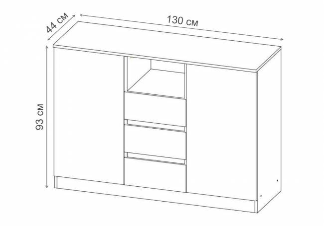 Маллоу-2 дуб вотан / белый глянец