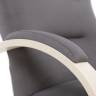 Кресло-качалка Leset Милано Слоновая кость V32 серый