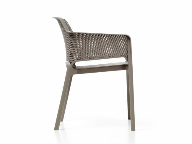 Кресло пластиковое Net тортора 605х585х800 мм Кресло пластиковое Net тортора 605х585х800 мм