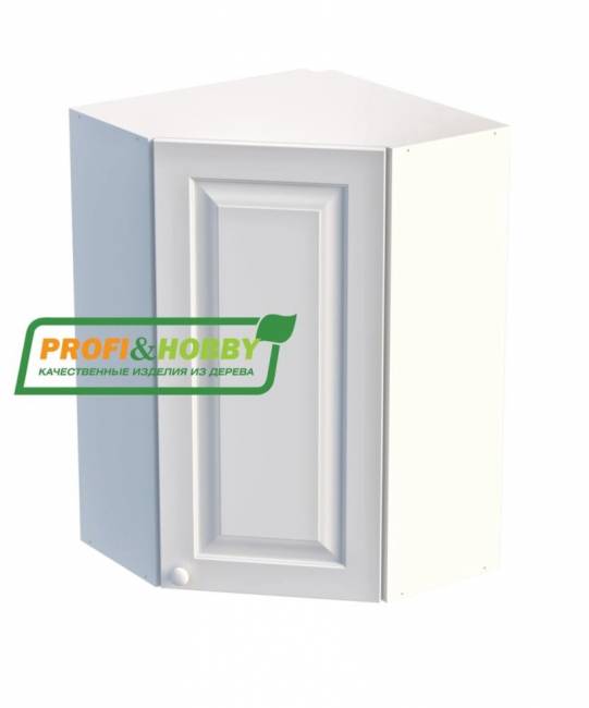 Шкаф навесной угловой 600 х 600 х 300 х 900 филенка, сосна, без покраски Шкаф навесной угловой 600 х 600 х 300 х 900 филенка, сосна, без покраски