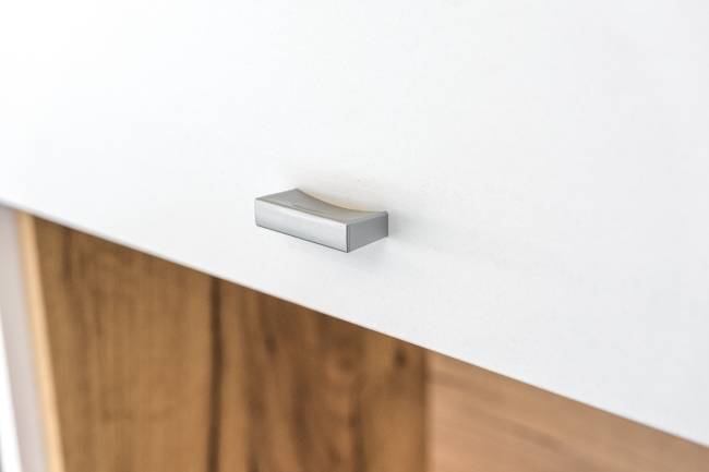 Пенал для гостиной Бэль цвет дуб крафт золотой/белый премиум