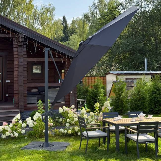 Зонт SKY BLACK круглый