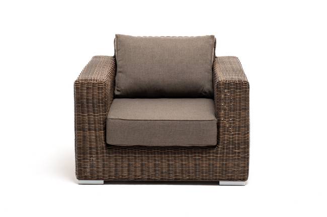 "Боно" кресло из искусственного ротанга, цвет коричневый "Боно" кресло из искусственного ротанга, цвет коричневый