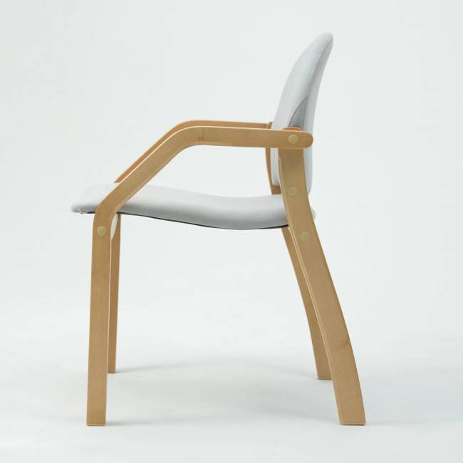 Стул-кресло Джуно 2.0 натур/серый Стул-кресло Джуно 2.0 натур/серый