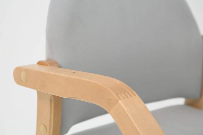 Стул-кресло Джуно 2.0 натур/серый Стул-кресло Джуно 2.0 натур/серый