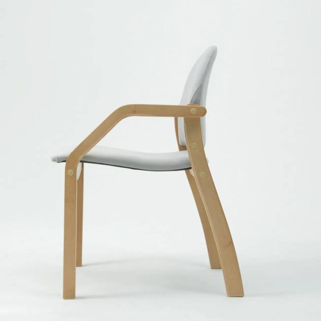 Стул-кресло Джуно 2.0 натур/серый Стул-кресло Джуно 2.0 натур/серый