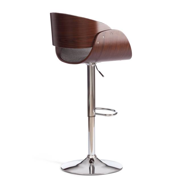 Барный стул LANDO (mod.4036) металл/дерево/ткань, 59х51х93-114 см, высота сиденья 62-83 см, серый/орех/хром, Aimcasa 28 орех темный, серый металл/дерево/ткань Барный стул LANDO (mod.4036) металл/дерево/ткань, 59х51х93-114 см, высота сиденья 62-83 см, серый/орех/хром, Aimcasa 28 орех темный, серый металл/дерево/ткань