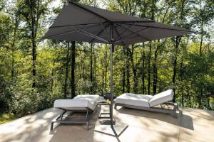 Зонт профессиональный 3х3 м Napoli Standard антрацит 3000х3000 мм