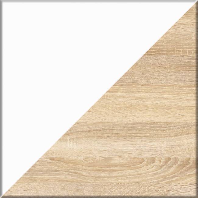 Комод-тумба три ящика и две дверки Мори МК1200.3 цвет дуб сонома/белый Комод-тумба три ящика и две дверки Мори МК1200.3 цвет дуб сонома/белый