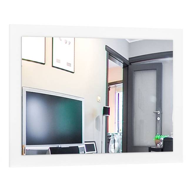 Комплект Муссон Шкаф + Стеллаж + Комод + Зеркало цвет белый/дуб эндгрейн элегантный