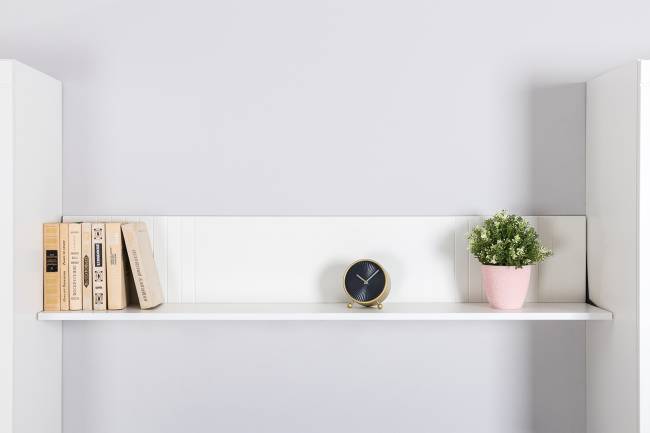 Тумба для ТВ с двумя навесными полкой Валенсия цвет белый шагрень Тумба для ТВ с двумя навесными полкой Валенсия цвет белый шагрень