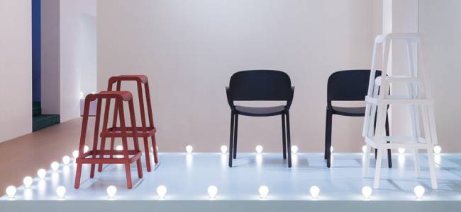 Табурет пластиковый барный Dome светло-зеленый 440х420х760 мм Табурет пластиковый барный Dome светло-зеленый 440х420х760 мм