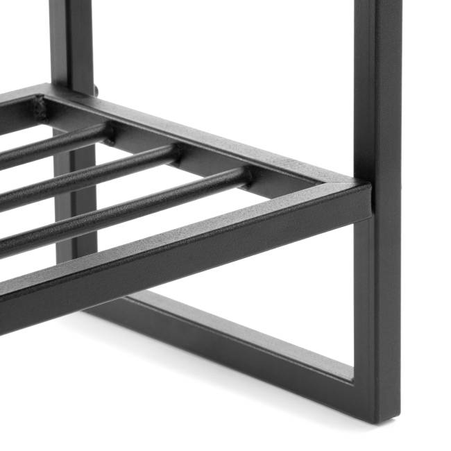 Банкетка-обувница Charli Lux/Чарли Люкс велюр/букле, VT shape wood rose VT shape wood rose велюр/букле