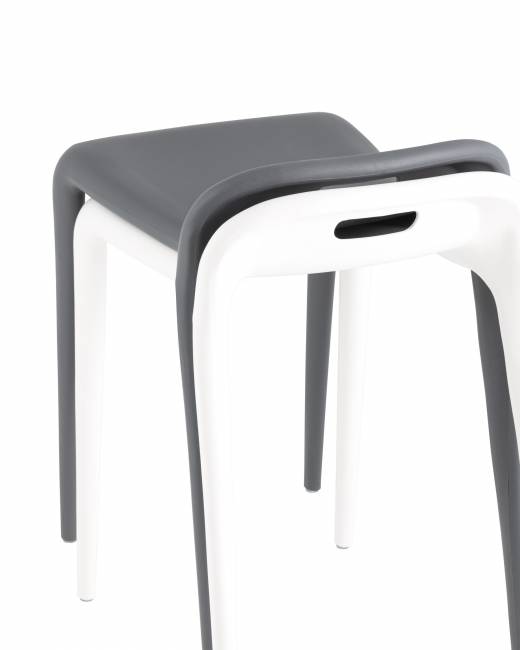 Табурет Sletten пластик серый