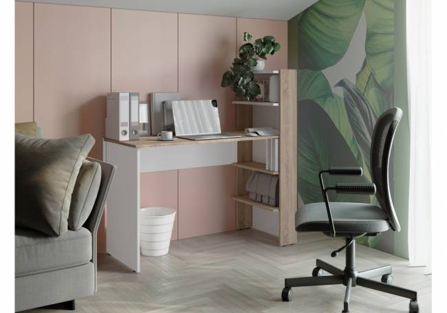 Компьютерный стол Арлет сонома / белый