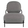 Кресло Стоун рогожка серый