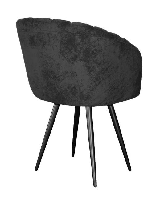 Стул DikLine 442 поворотный, M18 черный, ножки черные