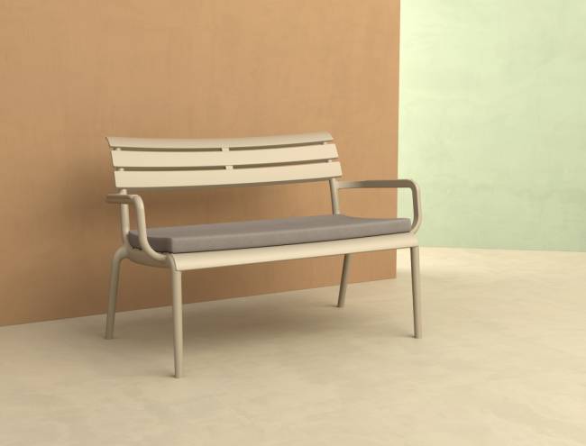 Подушка для дивана Paris Lounge светло-коричневый 1000х500х50 мм Подушка для дивана Paris Lounge светло-коричневый 1000х500х50 мм