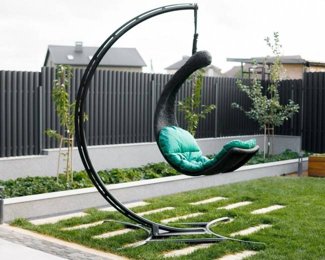 Подвесное кресло-кокон "Dragon", Черное Подвесное кресло-кокон "Dragon", Черное