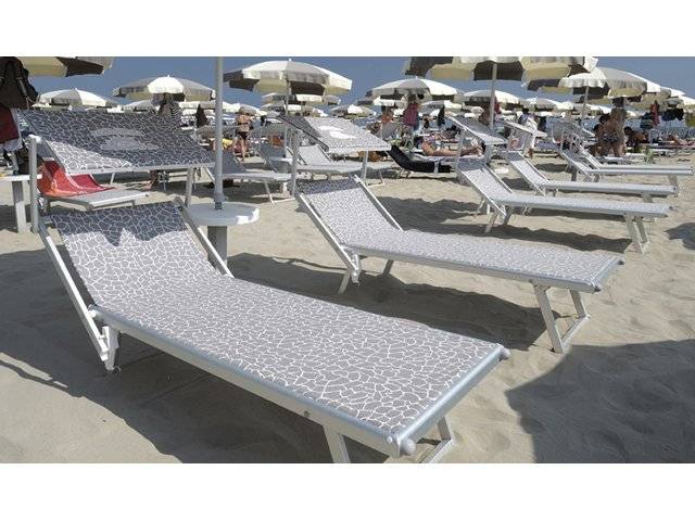 Шезлонг-лежак металлический Master серебристый 1820х760х440 мм Шезлонг-лежак металлический Master серебристый 1820х760х440 мм