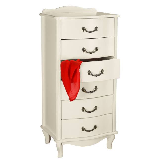 Комод Джульетта узкий 6 ящ., дуб шампань Л Комод Джульетта узкий 6 ящ., дуб шампань Л