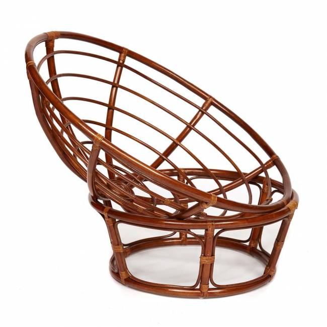 Кресло PAPASAN/ПАПАСАН 23/01 W /с подушкой/ диаметр подушки 122 см, 115х101х104 см, Pecan (орех), ткань Оранжевый, С 23 Pecan (орех) Кресло PAPASAN/ПАПАСАН 23/01 W /с подушкой/ диаметр подушки 122 см, 115х101х104 см, Pecan (орех), ткань Оранжевый, С 23 Pecan (орех)