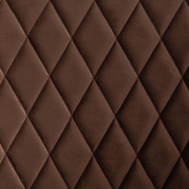 Кресло BREMO (mod. 708) ткань/металл, 58х55х83 см, высота до сиденья 48 см, коричневый barkhat 12/черный (Комплект из 4 шт.) коричневый ткань/металл