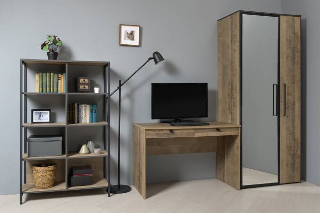 Стеллаж Трувор 13.151.02 цвет дуб гранж песочный/интра Стеллаж Трувор 13.151.02 цвет дуб гранж песочный/интра