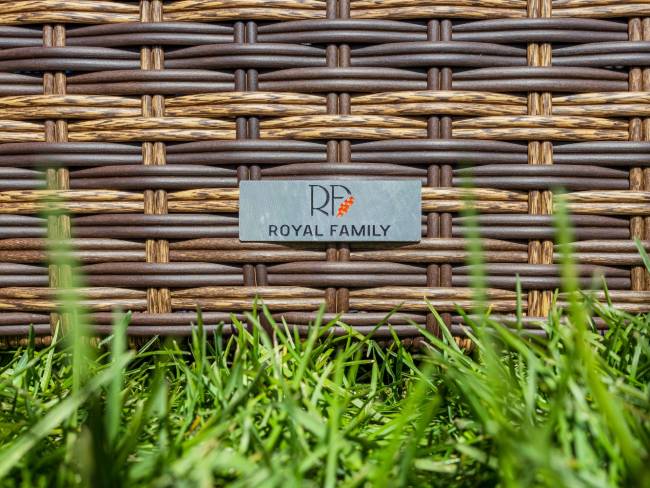 Лаунж-зона KARL с трёхместным диваном (коричневая) Лаунж-зона KARL с трёхместным диваном (коричневая)