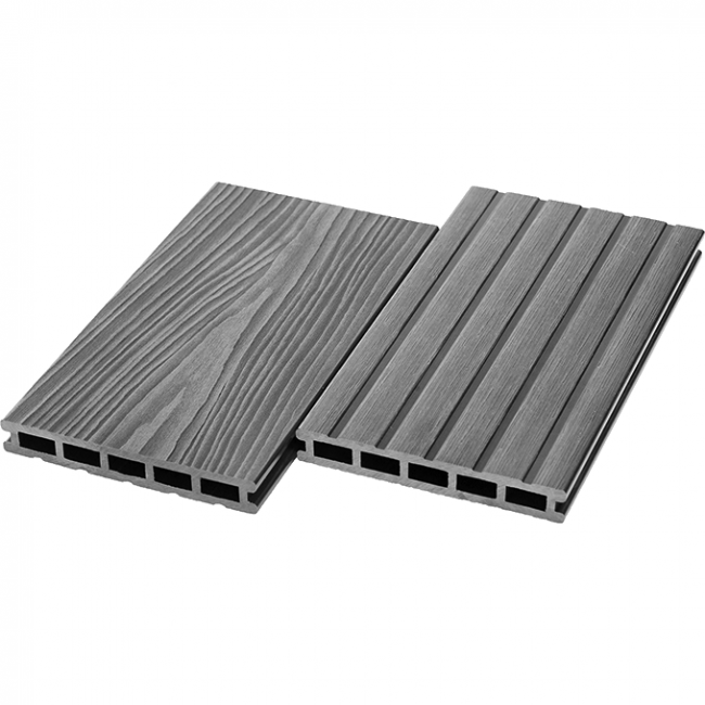 Террасная доска из ДПК UnoDeck Mogano, 165х24х3000/4000 4000, Серый