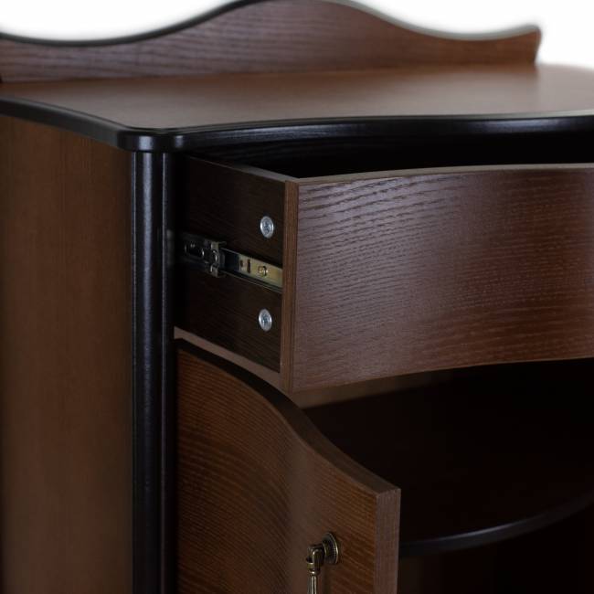 Комод Джульетта с распашными дверцами, орех Л