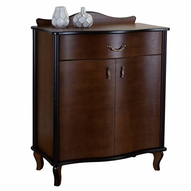Комод Джульетта с распашными дверцами, орех Л