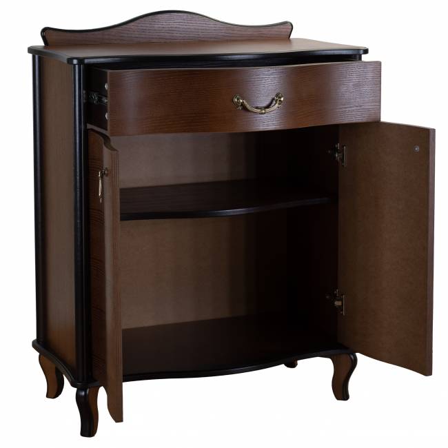 Комод Джульетта с распашными дверцами, орех Л