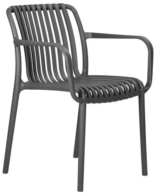 Стул обеденный DOBRIN WALTER ARM, темно-серый (GR-04)