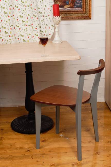 Стул Франк Ж, Орех/Серый Стул Франк Ж, Орех/Серый